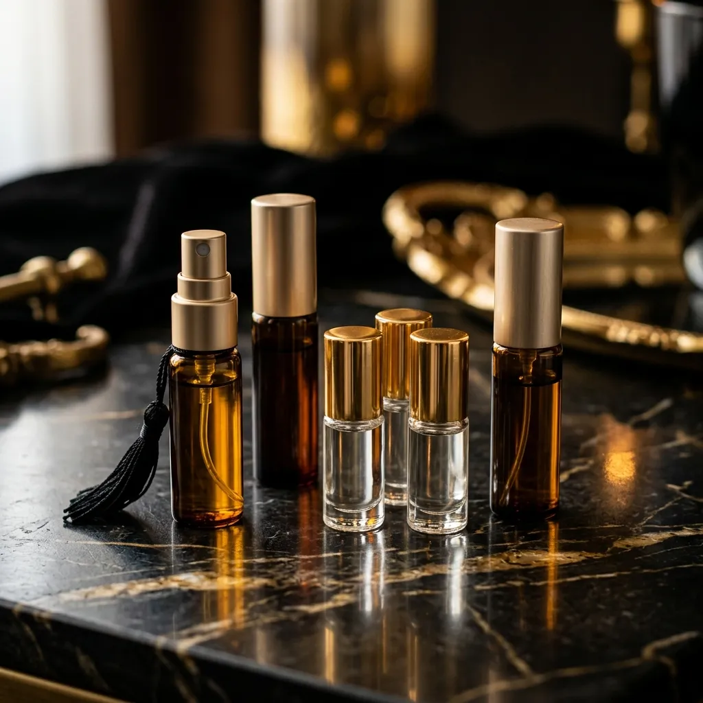 Premium perfume decant vials